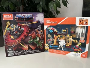 Mega Construx Despicable Me Dru's Lair & He-Man Masters Of The Universe Battle - Picture 1 of 12