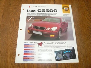 Lexus GS300 1998 único folleto Imp  - Imagen 1 de 3
