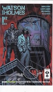 WATSON & HOLMES #1 VF/NMINT Kickstarter Edition SIGNED SIMONSON Leonardi Bollers - Picture 1 of 3