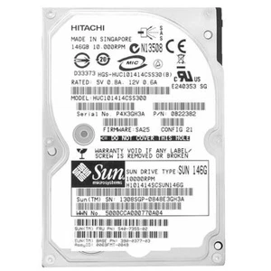 Festplatte SUN H101414SCSUN146G 146Gb 10 000Rpm Sas 2,5" 540-7355-02 - Bild 1 von 5