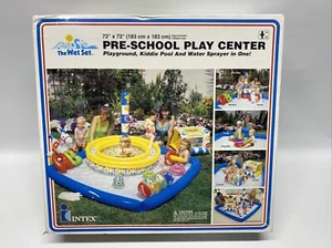 INTEX Wet Set Pre-School Play Center Pool Water Sprayer 72"x72" Vintage New 1999 - Picture 1 of 8