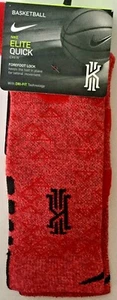 New Nike Basketball Elite Quick Crew Red Medium Men's shoe 6-8 Women's 6-10 - Bild 1 von 4