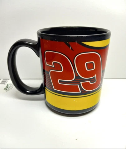 Nascar #29 Kevin Harvick Shell Coffee Mug Collectible Memorabilia Cover