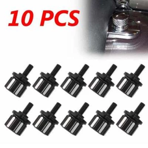 10x Black Rear Seat Bolt Fender Screw Fits For Harley Touring Sportster 883 1200 - Picture 1 of 10