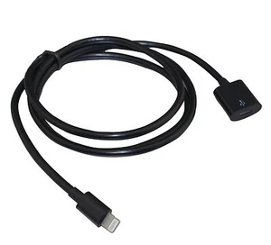 Cable flash APS 8 pines para iPod iPad iPhone 6S 7 8 X Xs XR 11 12 13 Pro negro - Imagen 1 de 2