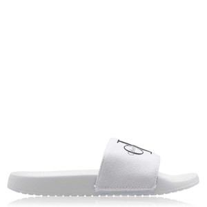 black calvin klein sliders womens