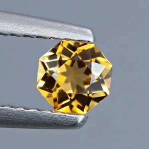 0.40Cts Natural Yellow Tourmaline Round Cut 4.3MM Brazil Loose Gemstone - Picture 1 of 3