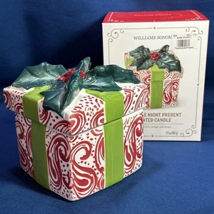 NIB~ Williams Sonoma Twas The Night Present Scented Soy Candle ~ Cloves Ginger - Picture 1 of 12