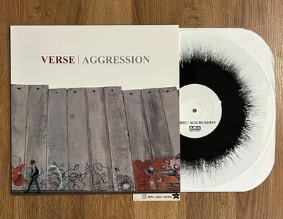 Verse Aggression color vinyl record Black with White /300 Out of print Bridge 9 - image 1 of 2