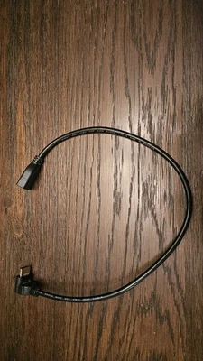 Cable de extensión HDMI de alta velocidad ángulo de 90 grados macho a hembra extensión... Foto 1 de 3