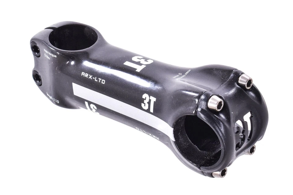 Vástago de carretera de carbono 3T ARX-LTD USADO 31,8 mm 110 mm x 6 grados 120 g Foto 1 de 3