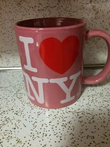 Té de café I Love NY Red Heart New York City Souvenir 12 oz. Taza - Imagen 1 de 4