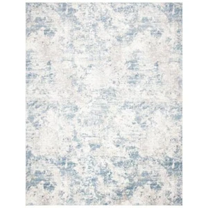 SAFAVIEH Area Rugs 10' x 14' Distressed Abstract Polypropylene Amelia Gray/Blue - Picture 1 of 9