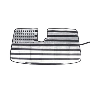 Fits 2020-2023 Nissan Titan American Flag windshield Sun shade UV Block Protect - Picture 1 of 23