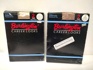 2 Confezioni 4 Paia Collant Burlington Career Look 2X Beige e Cristallo Beige - Foto 1 di 3