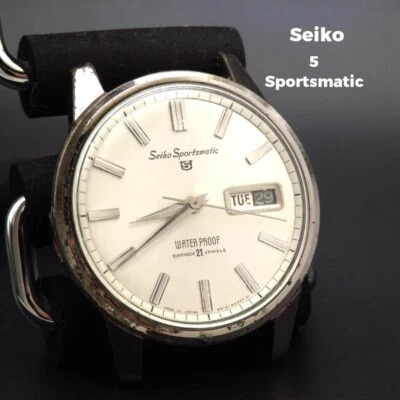 Reloj Automático SEIKO 5 Sportsmatic Día Fecha Vintage Foto 1 de 4