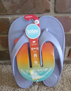 Sandalias Totes para mujer talla 11 púrpura ligeras cómodas lavables nuevas con etiquetas $27 - Imagen 1 de 2