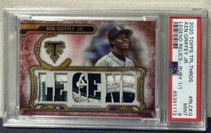 2020 Topps Triple Threads Ken Griffey Jr. Legends Relic Ruby SSP 1/1! PSA 9!