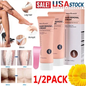 Hair Removal Cream Intimate/Private Painless Depilatory Cream For Women & Men - Picture 1 of 17