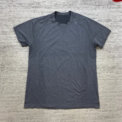 Camisa Lululemon Metal Ventilación Grande Gris Aire Libre Atletismo Yoga Rendimiento Para Hombres Foto 1 de 4