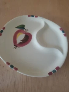 Keramik... Set, 1 Stck. Vintage Purinton Keramik Schlupfgeschirr Apfel Mittagessen Teller - Bild 1 von 4