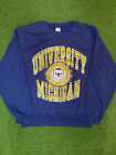 80s University of Michigan Wolverines - Vintage College Sweatshirt (Medium)