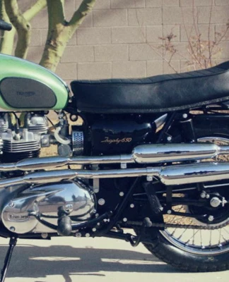 Trophy 650 gold & clear 4" script top tank/toolbox panel sticker each 1967 TR6R - Image 1 of 4