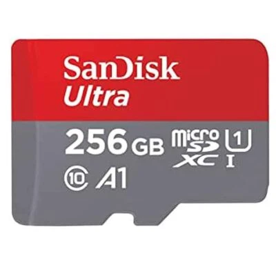 SanDisk Ultra MicroSDXC Card 150MB/s A1 C10 UHS-I & Adapter -256GB  SDSQUAC-256G - Image 1 of 4