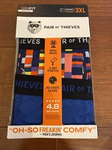 Pair Of Thieves Men’s Superfit Mesh Magic Boxer Briefs 2 Pack Size 3XL New - Picture 1 of 6