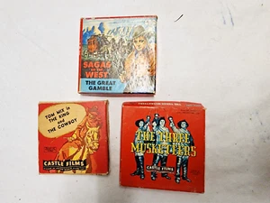 3 VTG Castle Films 8 MM #585 - #589 - #1009 (1065) - Picture 1 of 3