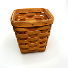 Longaberger Basket Small 1993 Signed Handmade VTG