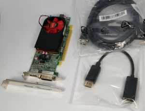 R7 250 2GB AMD1 PCIe Windows 10 Video Card DVI DisplayPort Adapter HDMI Cable - Picture 1 of 8