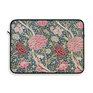 Vintage William Morris Floral Laptop Sleeve, Botanical Tech Case, Gift for Her - Afbeelding 1 van 10
