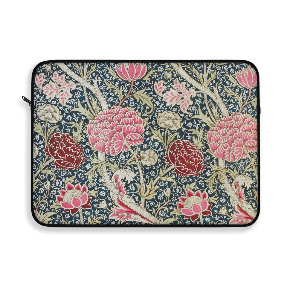 Funda floral vintage para portátil William Morris, estuche de tecnología botánica, regalo para ella Foto 1 de 1
