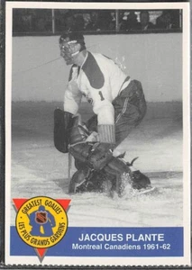 1993-94 High Liner Greatest Goalies #10 Jacques Plante - Picture 1 of 2