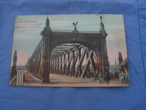  carte postale   strasbourg  pont du rhin rive badoise  - Picture 1 of 2