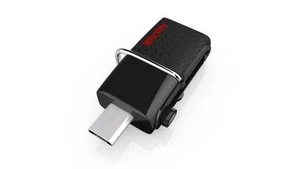 SanDisk 128GB OTG Dual Ultra USB 3.0 Micro Flash Drive Memory SDDD2-128G Bulk - Picture 1 of 3