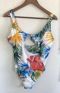 Women's tropical one piece swimsuit - Picture 1 of 7