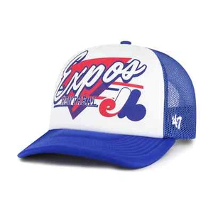 47 Brand Montreal Expos Hangout Trucker Hat | '47 Foam Vintage Truck Mesh Cap - Picture 1 of 3