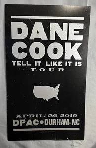 2019.04.26 Hatch Show Print Dane Cook "Tell It Like It Is Tour" @ DPAC Durham NC - Imagen 1 de 1