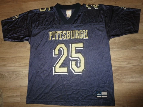 Pittsburgh Panthers Pitt Football Team adidas Jersey LG Large mens Cover