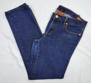Tory Burch Jeans Damen Gr. 30 Blau Dark Wash Straight Leg Business Freizeit Denim - Bild 1 von 11
