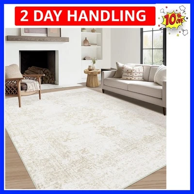 Alfombra de salón vintage - Alfombra boho marroquí grande lavable a máquina 5x7 D... Foto 1 de 4