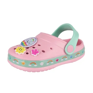 Paw Patrol Girls Skye & Everest Badge Clogs NS8475 - Picture 1 of 4