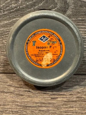 НЕМЕЦКАЯ ВИНТАЖНАЯ ПЛЕНКА AGFA ВРЕМЕН ВТОРОЙ МИРОВОЙ ВОЙНЫ F ISOCHROM FEINKORN 1945 - Изображение 1 из 4
