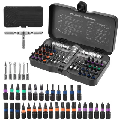 40 in 1 Magnetic Screwdriver Set DIY Ratchet Screwdriver Multi Bit Drive Set - Image 1 of 4