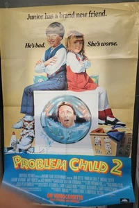 1991 JOHN RITTER Problem Child 2 27x40" Ad poster - Picture 1 of 2