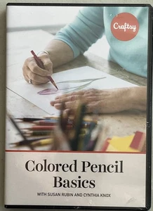 Colored Pencil Basics DVD Set Susan Rubin & Cynthia Knox Sealed 2021 Craftsy - Picture 1 of 3