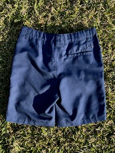 Pantalones cortos de golf Under Armour azul marino/azul oscuro cintura ajustable talla 6 - Imagen 1 de 12