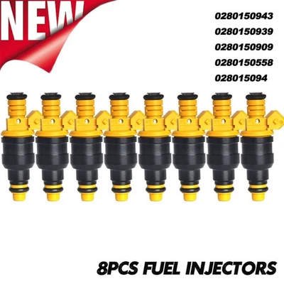 0280150943 8 piezas nueva actualización de inyector de combustible para Lincoln Town Car 1991-1994 4,6 L V8 Foto 1 de 4